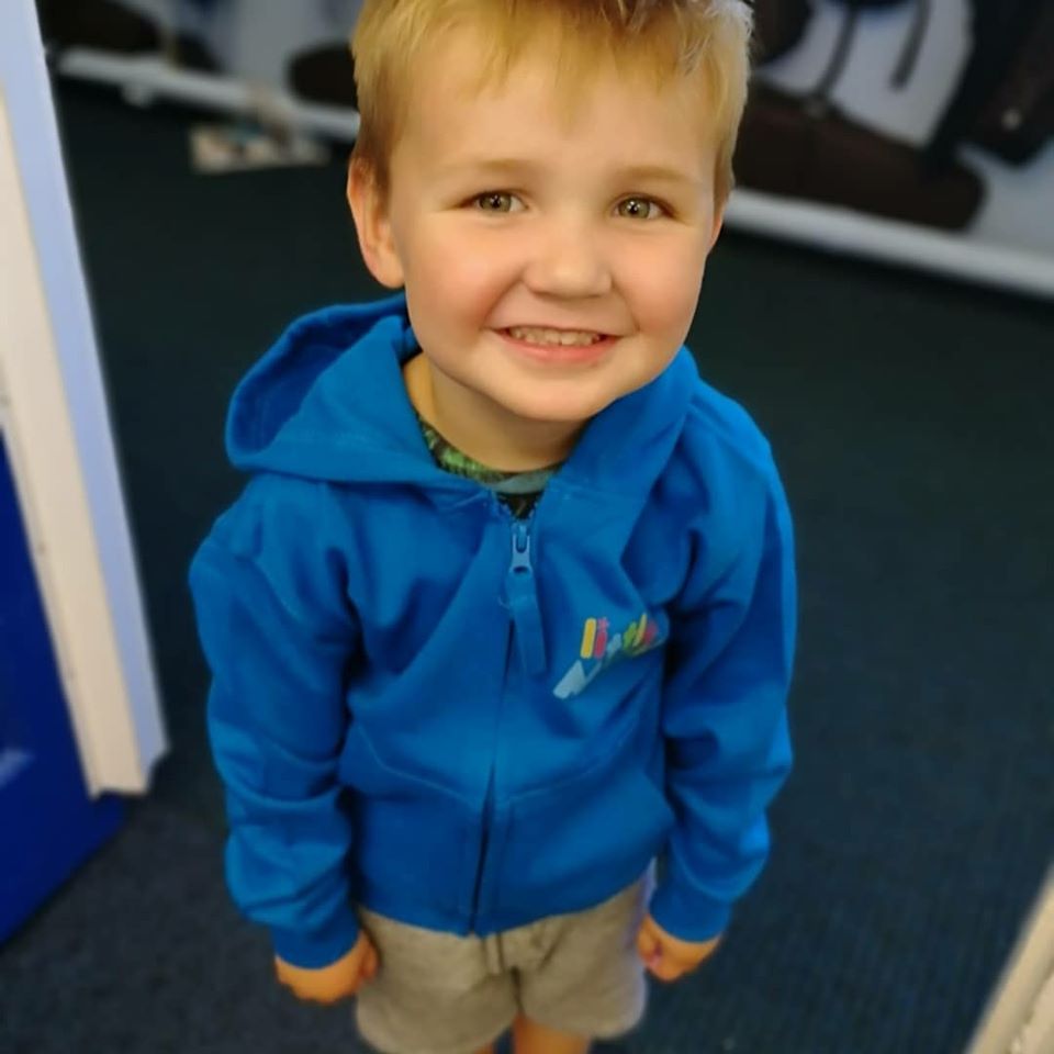 Little Movers Blue Hoodie